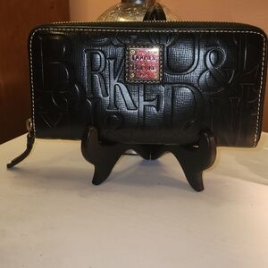 Dooney & Bourke Black Embossed Wallet